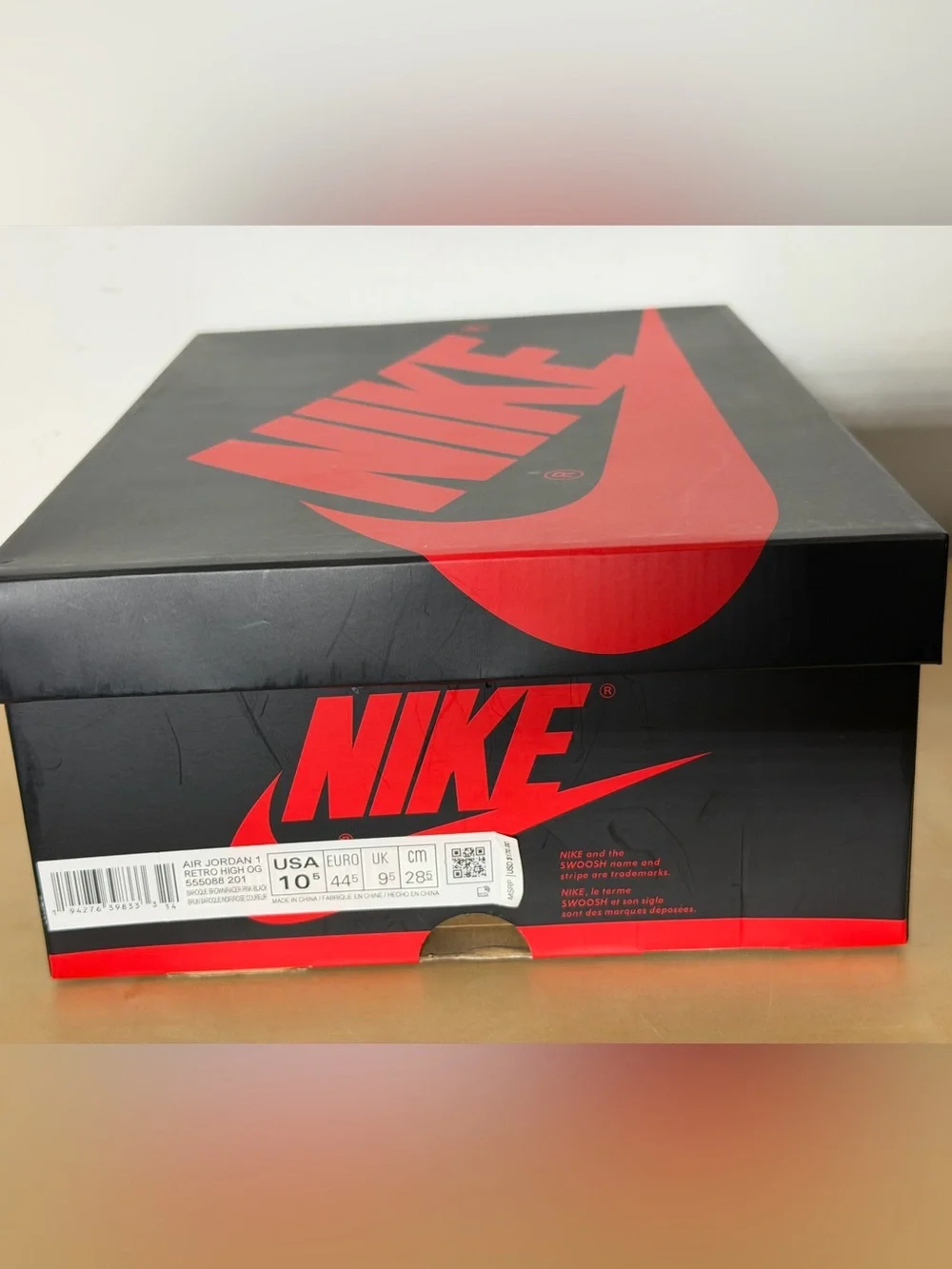 Nike Air Jordan 1 Retro High Tokyo Bio Hack Sneakers 555088-201 Size 10.5 DS